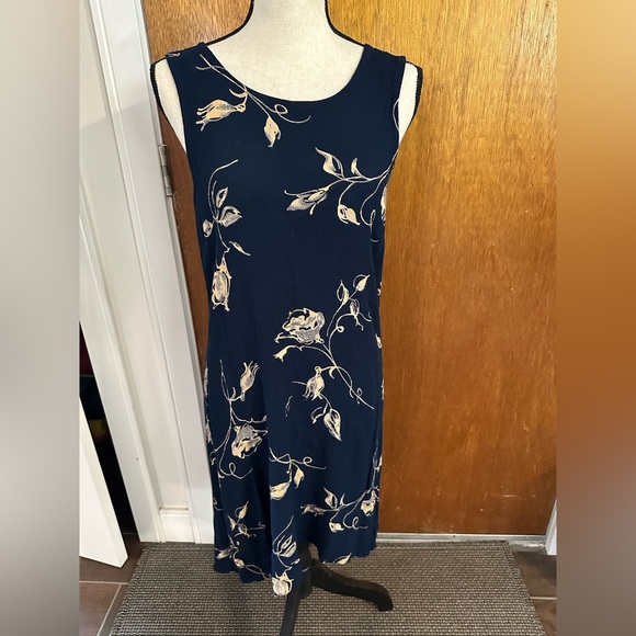 american outpost Dresses & Skirts - Navy Flowy Floral Mini Dress